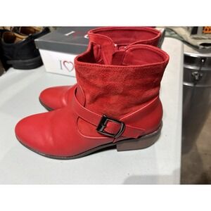 Trary Women's Ankle Boots Low Stacked Block Heel Bootie With Round Toe 9